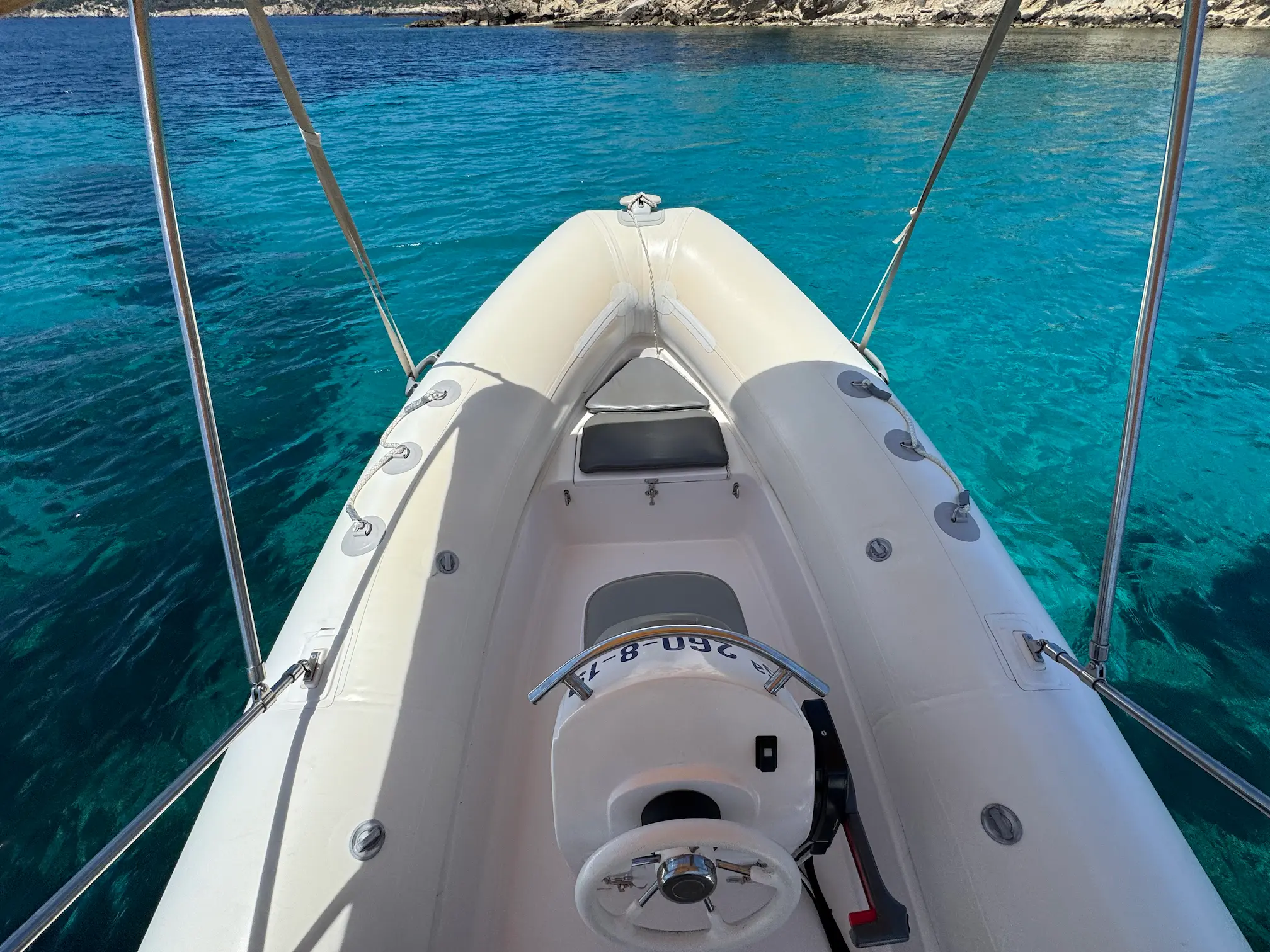 Protender SX 420 boat images on the sea
